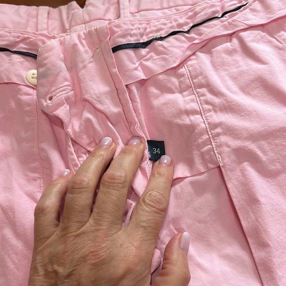 New Polo Ralph Lauren men’s Short. Sz 43. Cotton. Soft pink